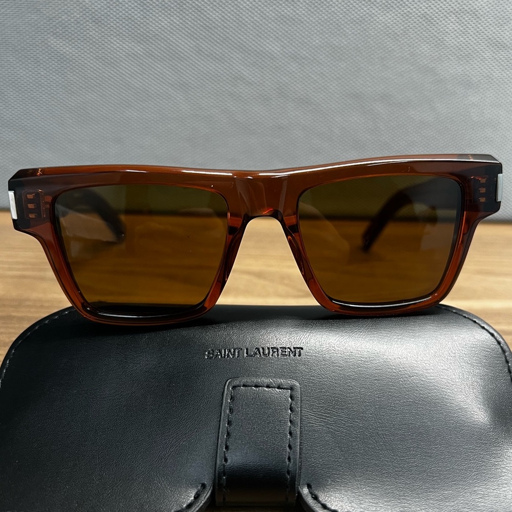 Saint Laurent Paris Brown Sunglasses